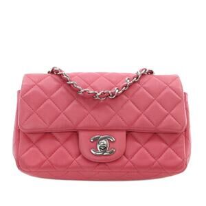 Chanel Mini Rectangular Classic Lambskin Single Flap